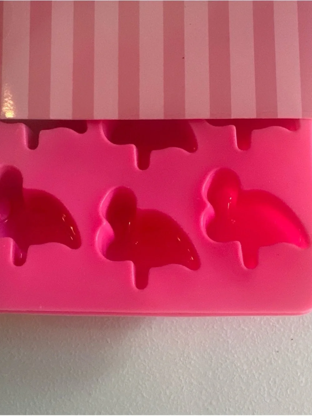 Pink Silicone Flamingo Ice Cube Tray - Party Molds